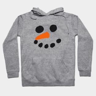 Snowman Fake Face Hoodie